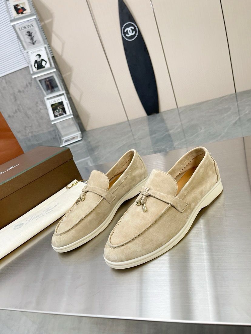 Loro Piana Summer Charms Walk Loafer Himalaya