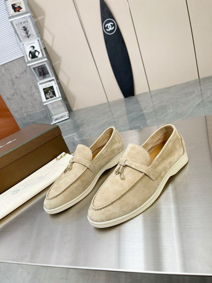 Loro Piana Summer Charms Walk Loafer Himalaya