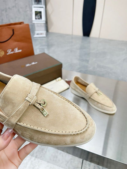 Loro Piana Summer Charms Walk Loafer Himalaya