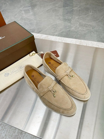 Loro Piana Summer Charms Walk Loafer Himalaya