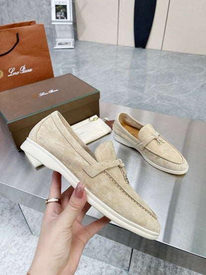 Loro Piana Summer Charms Walk Loafer Himalaya