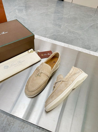 Loro Piana Summer Charms Walk Loafer Himalaya
