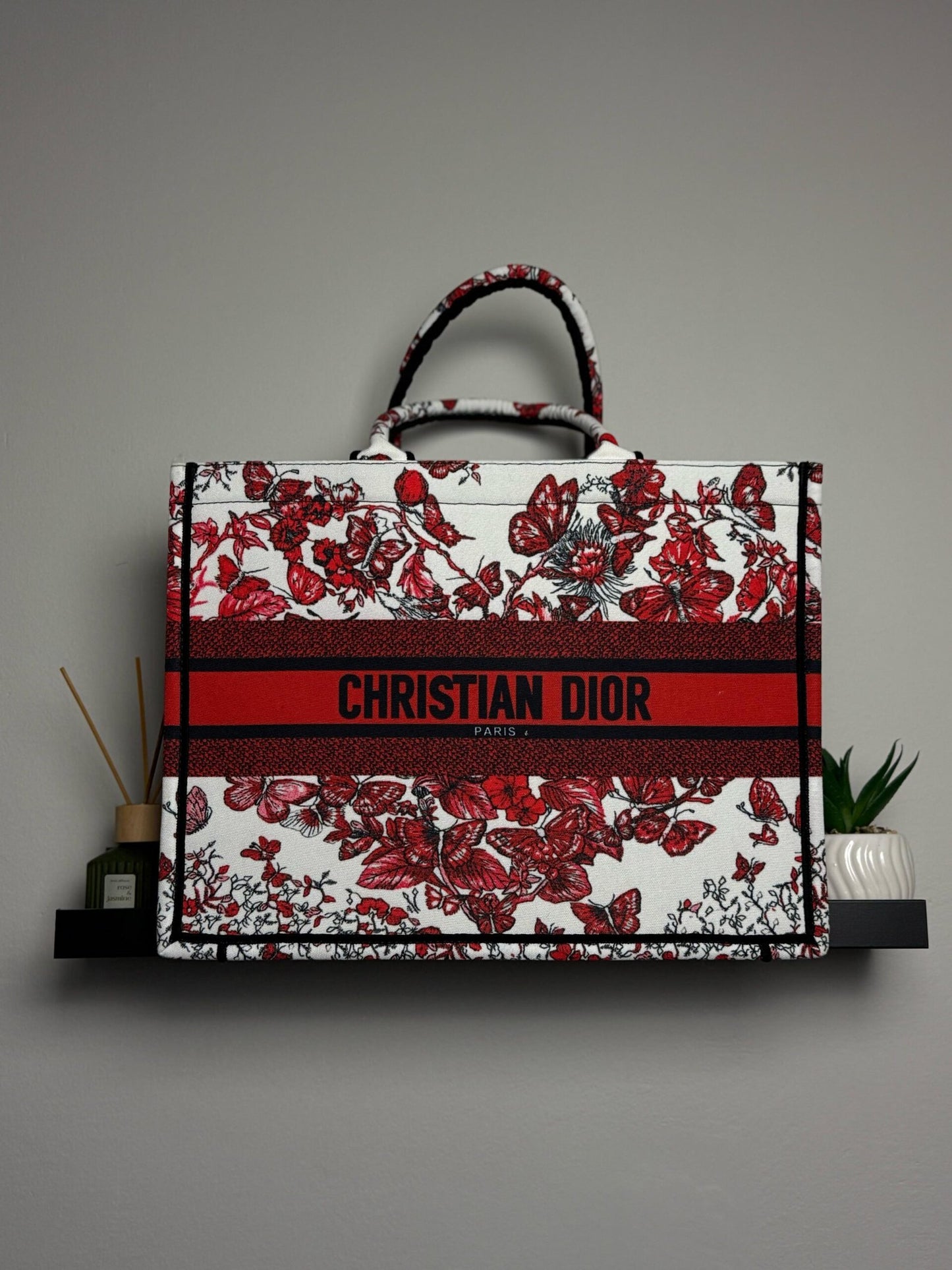 Torba Christian Dior Paris “Red Butterfly”