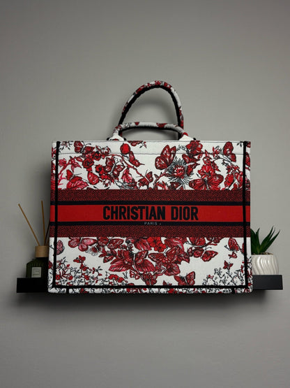 Torba Christian Dior Paris “Red Butterfly”