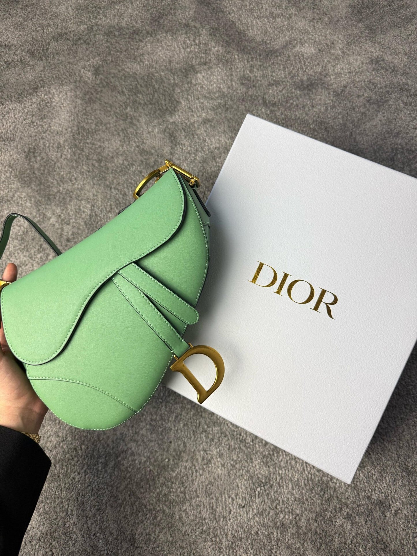 Christian Dior Mid Green-Gold