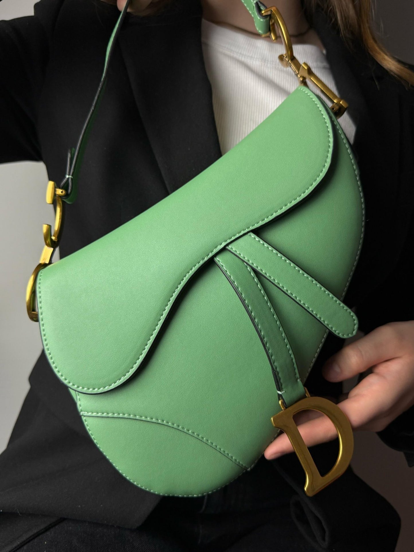 Christian Dior Mid Green-Gold