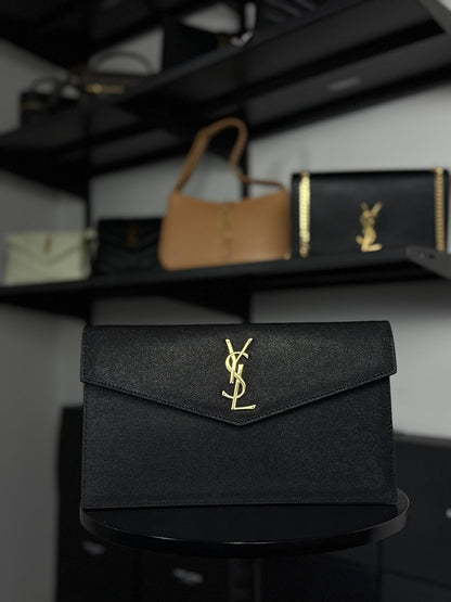 YSL Saint Laurent Uptown crna/zlatna