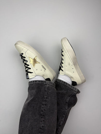 Golden Goose Gold Star / Black Glitter