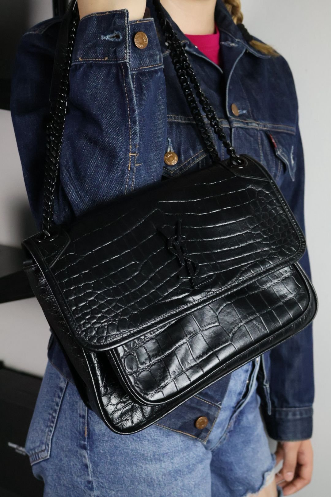 YSL Saint Laurent Niki Black