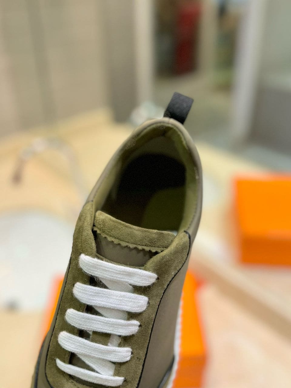 Hermes Bouncing tenisice Olive Green