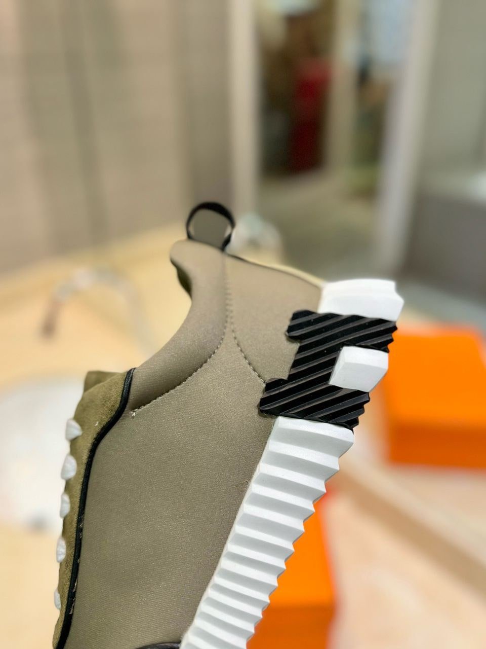 Hermes Bouncing tenisice Olive Green