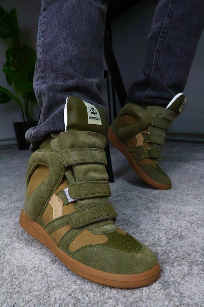 Isabel Marant Womens Bekett Sneaker green