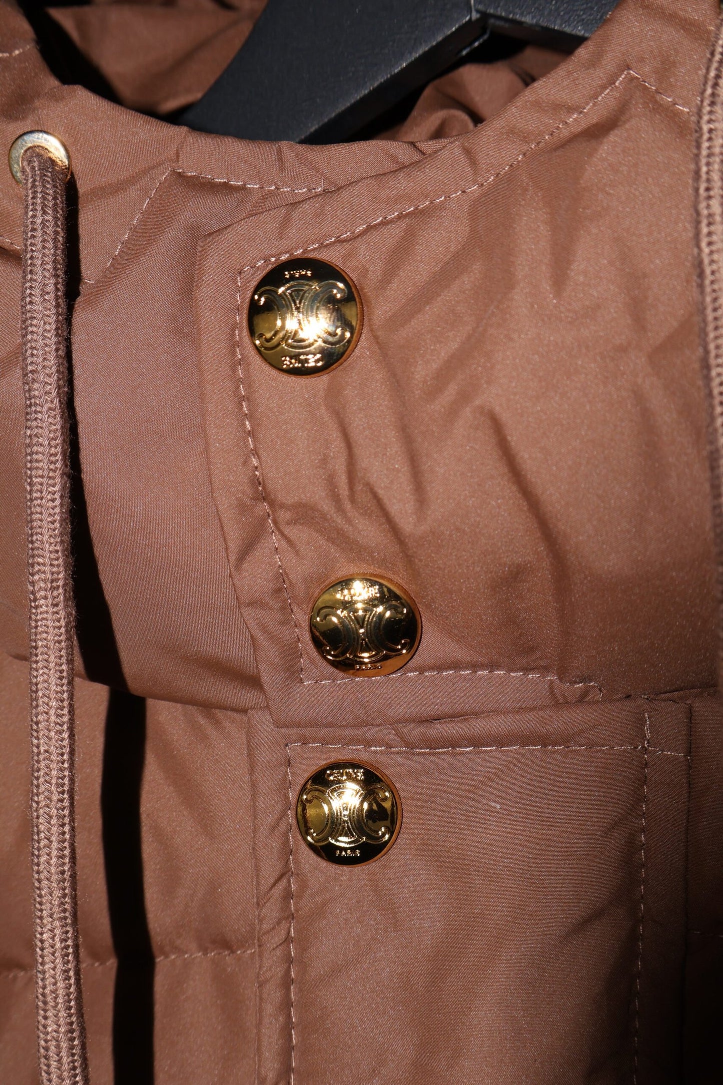 Celine Down Jakna Brown