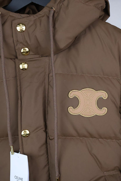 Celine Down Jakna Brown
