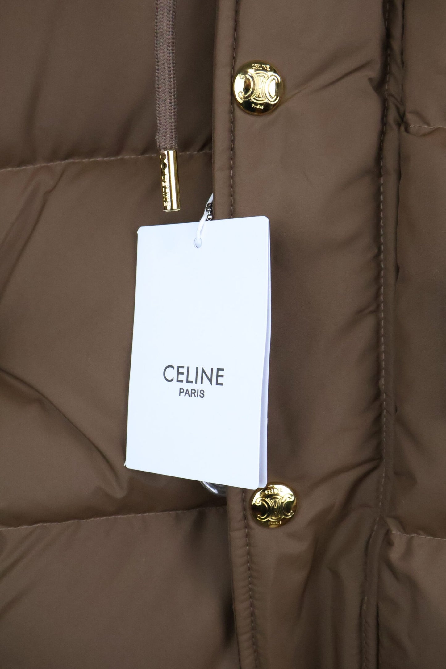 Celine Down Jakna Brown