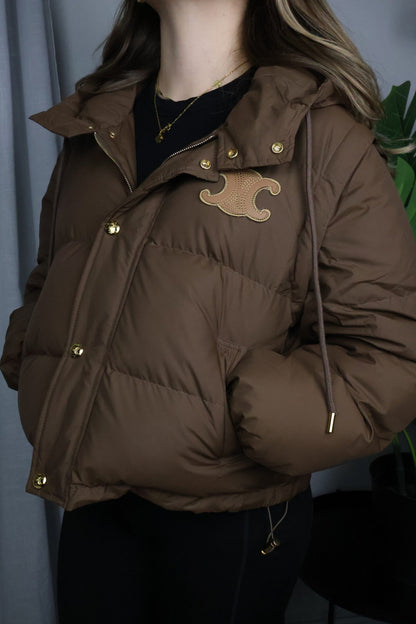 Celine Down Jakna Brown