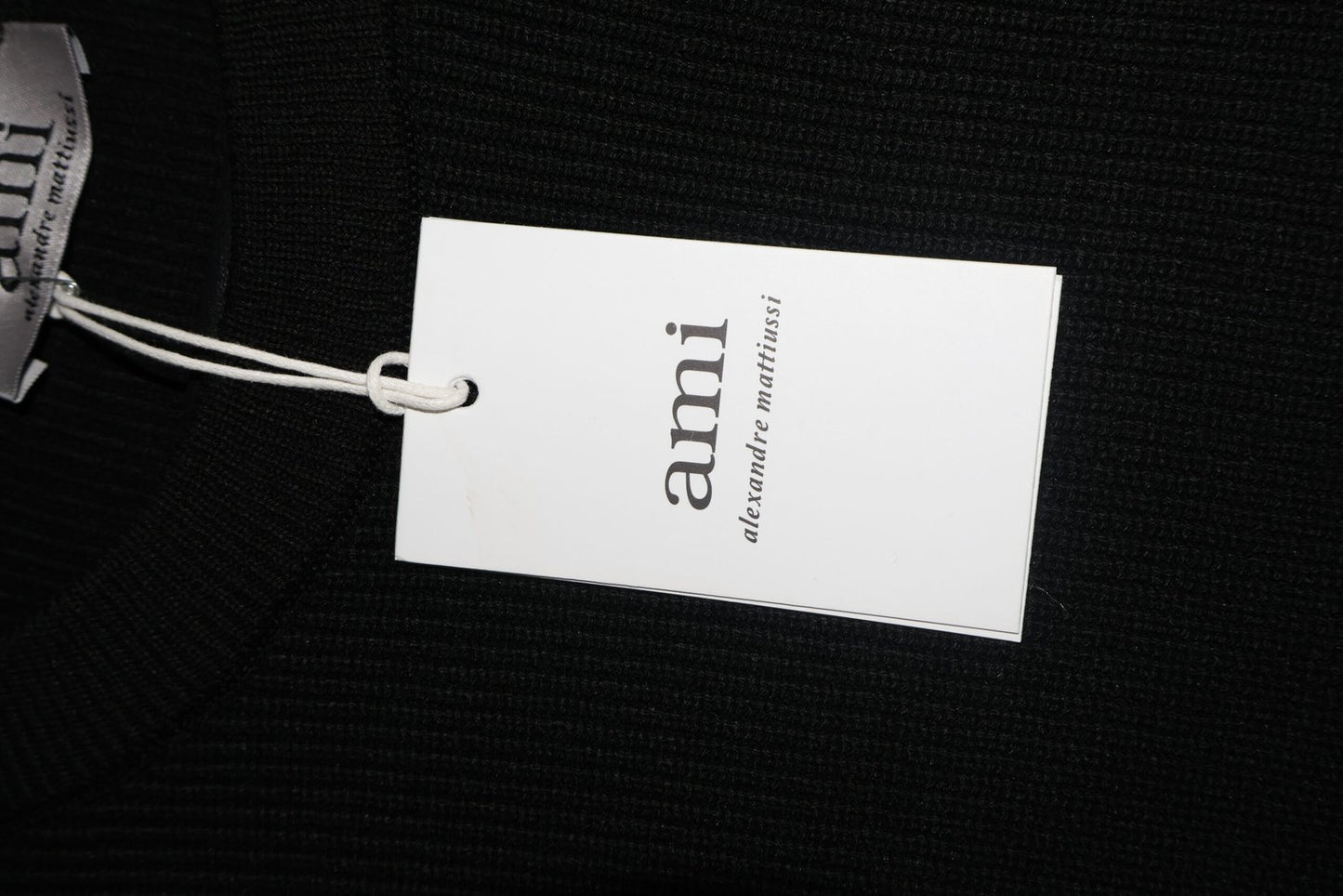 Ami Majica dugih rukava Black / Crna