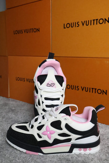 Louis Vuitton Skate Black Cream Pink