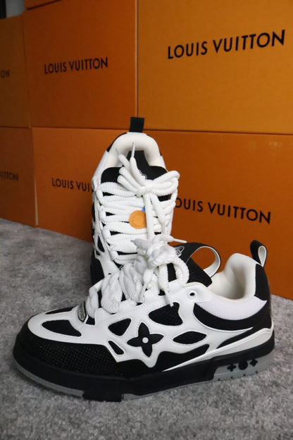 Louis Vuitton Skate Black Cream White