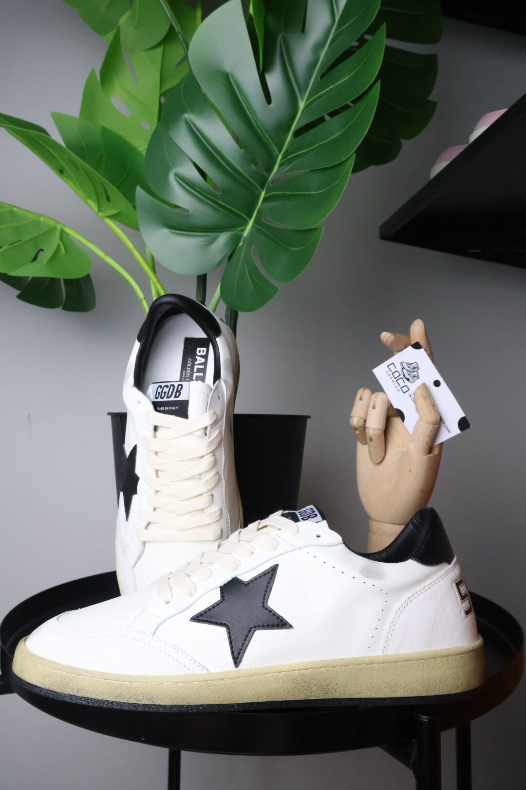 Golden Goose BALLSTAR White – Black Star