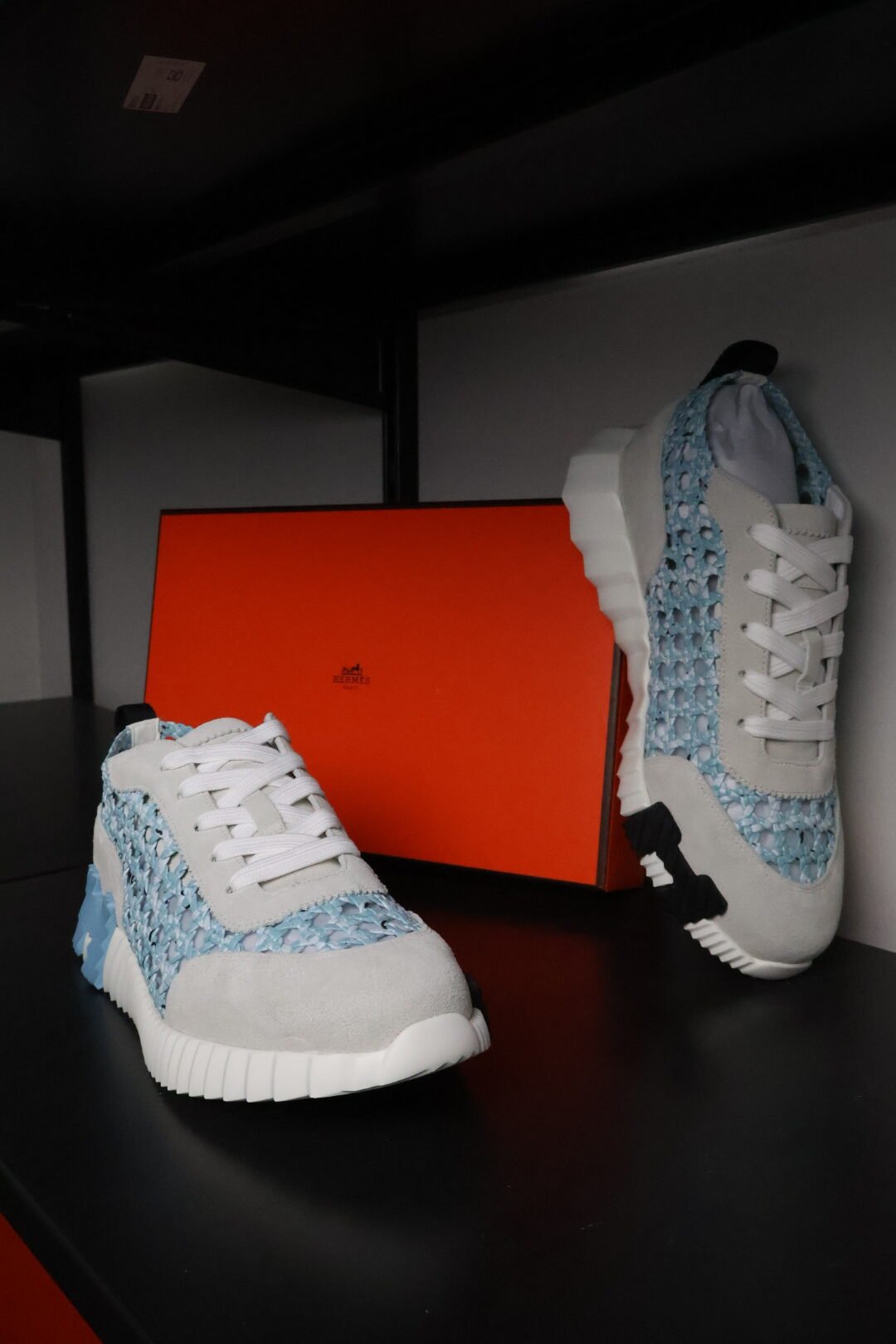 Hermes Bouncing tenisice Blue/White