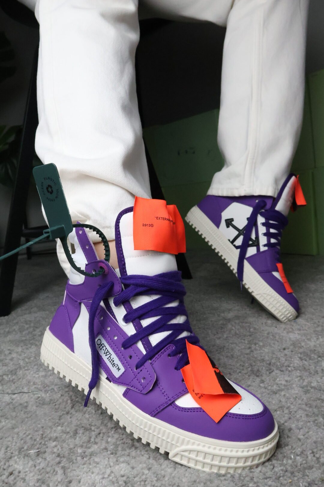 Off-White High Purple White