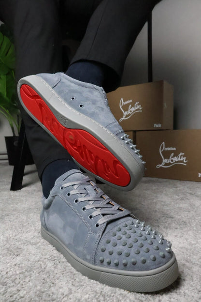 Tenisice Christian Louboutin Grey Leather