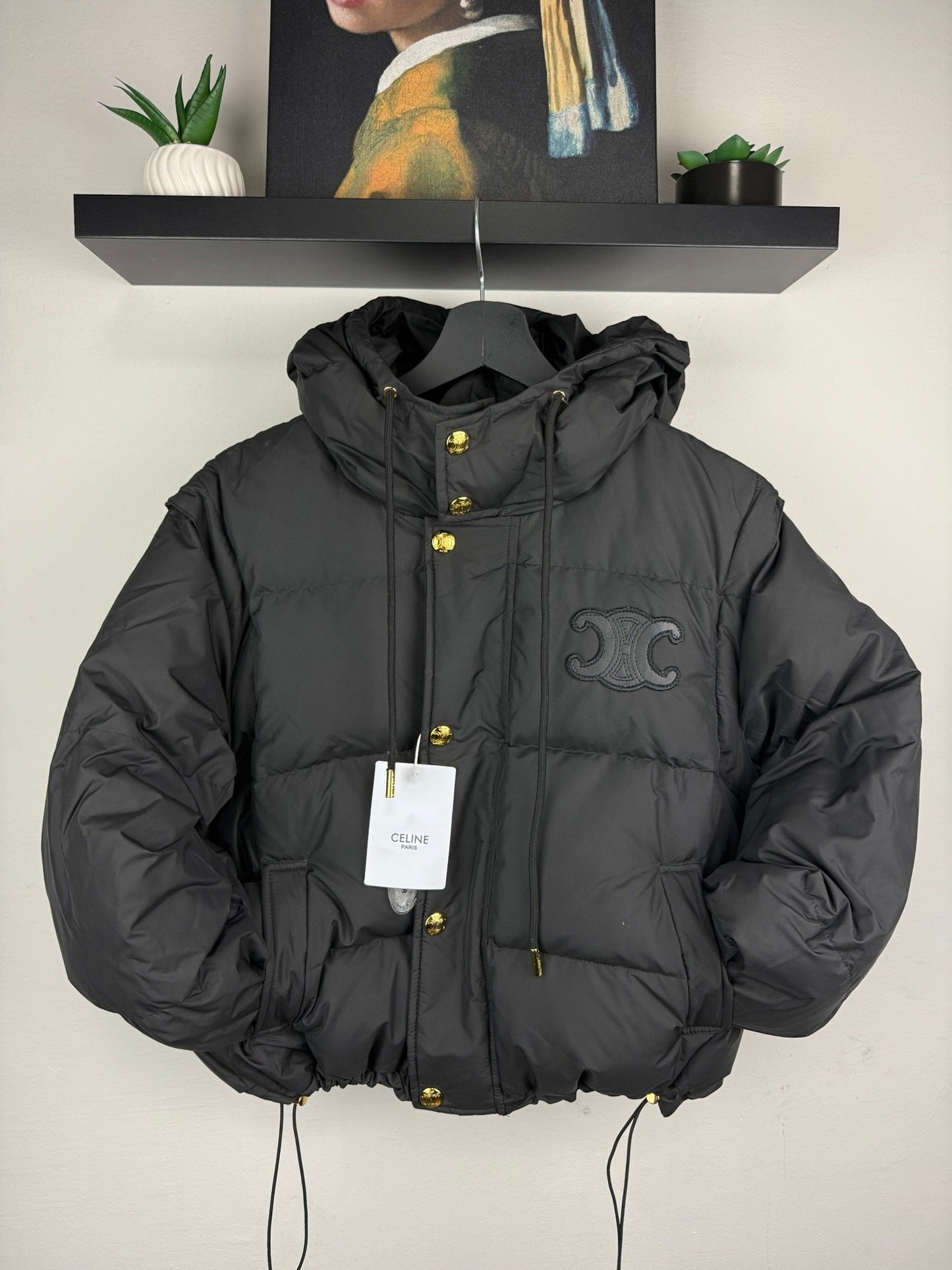 Celine Down Jakna Black