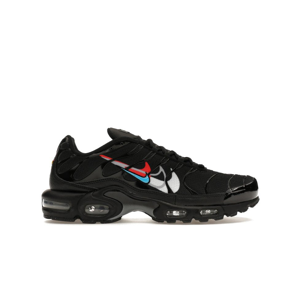 Nike Air Max Plus “Multi Swoosh Black/Bright Crimson”