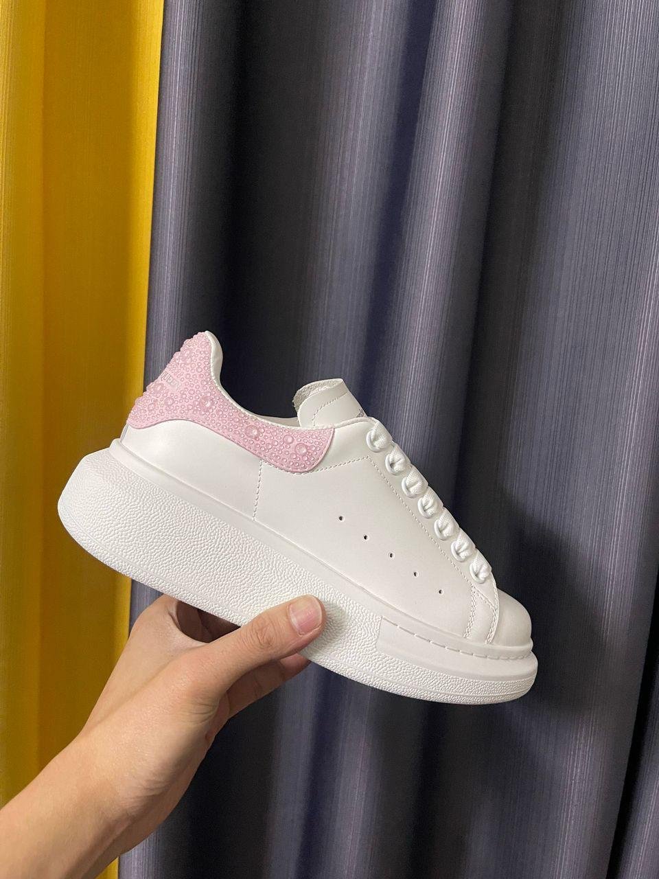 Alexander McQueen “Shiny-White Pink”