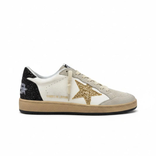 Golden Goose White / Gold / Black Glitter