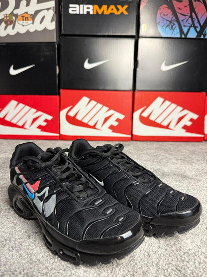 Nike Air Max Plus “Multi Swoosh Black/Bright Crimson”