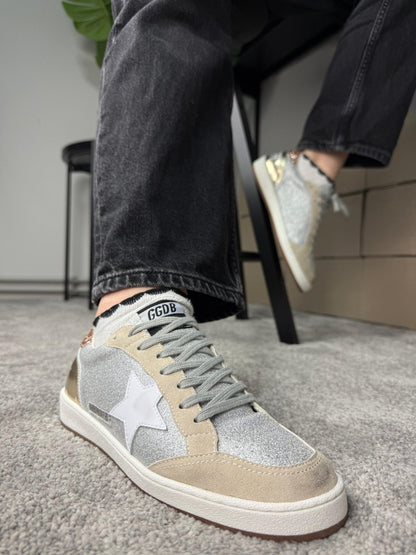 Golden Goose Ball Star White Golden / glitter / White Star