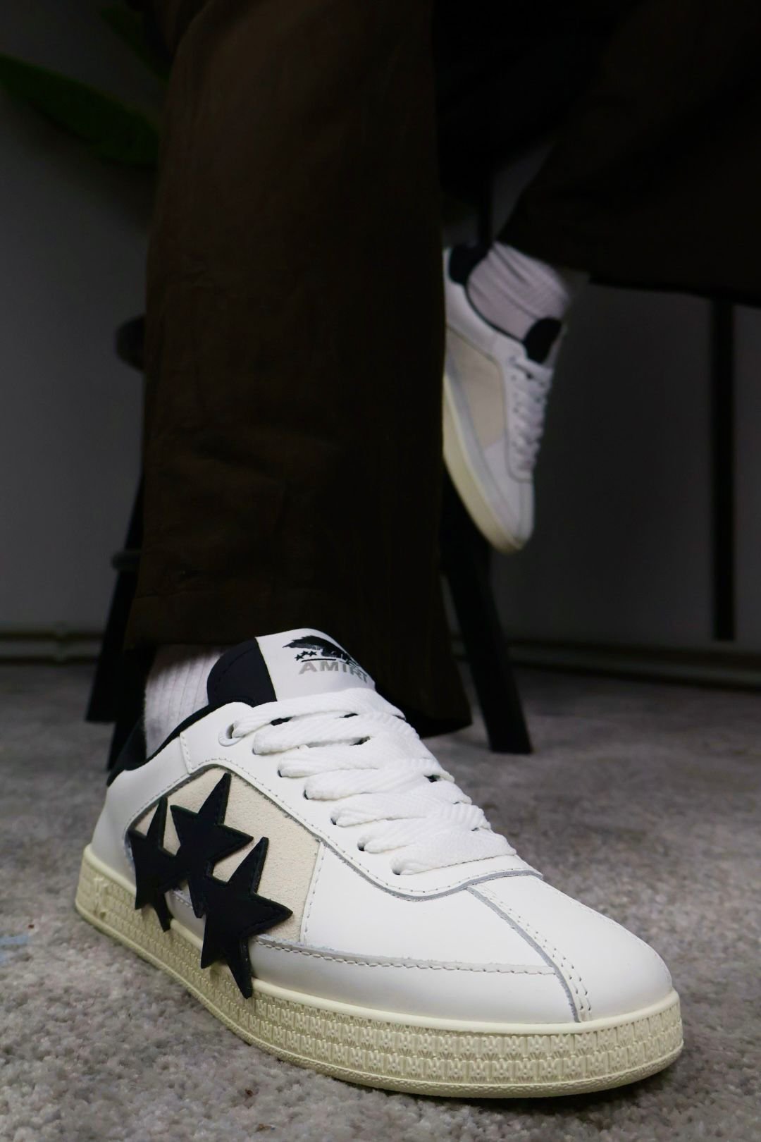 Amiri tenisice / White / Black Details