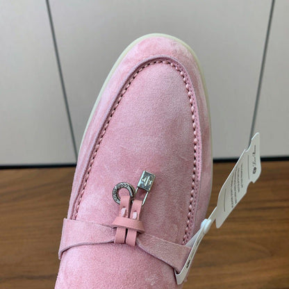 Loro Piana Summer Charms Walk Loafer Pink