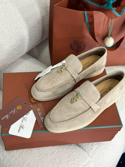 Loro Piana Summer Charms Walk Loafer Himalaya