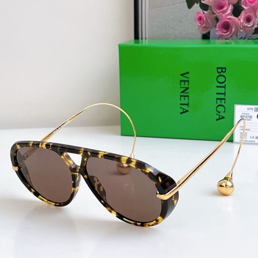 BOTTEGA VENETA AVIATOR DROP NAOČALE “HAVANA/GOLD”