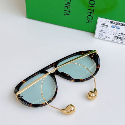BOTTEGA VENETA AVIATOR DROP NAOČALE “HAVANA/GREEN”