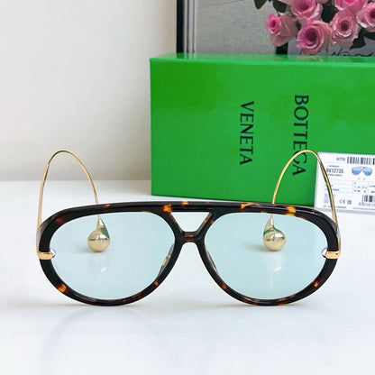 BOTTEGA VENETA AVIATOR DROP NAOČALE “HAVANA/GREEN”