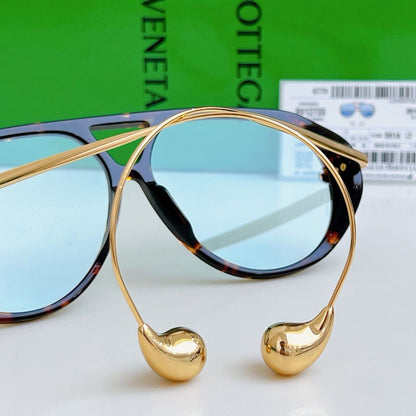 BOTTEGA VENETA AVIATOR DROP NAOČALE “HAVANA/GREEN”