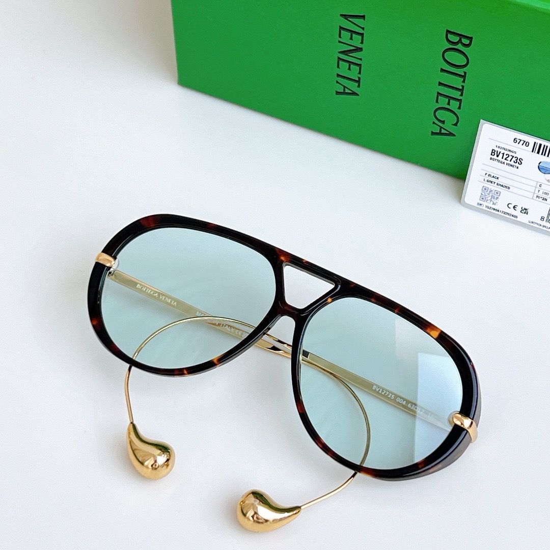 BOTTEGA VENETA AVIATOR DROP NAOČALE “HAVANA/GREEN”