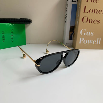 BOTTEGA VENETA AVIATOR DROP NAOČALE “BLACK/BLACK”
