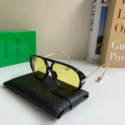 BOTTEGA VENETA AVIATOR DROP NAOČALE “BLACK/YELLOW”