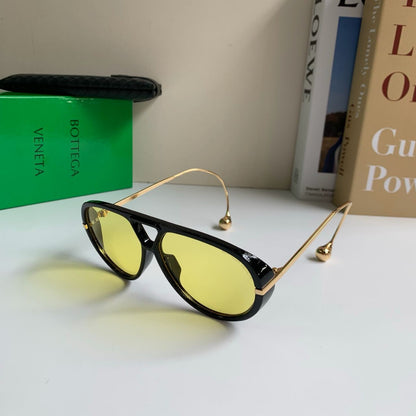 BOTTEGA VENETA AVIATOR DROP NAOČALE “BLACK/YELLOW”