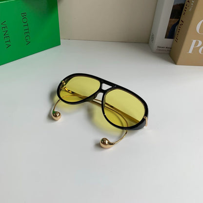BOTTEGA VENETA AVIATOR DROP NAOČALE “BLACK/YELLOW”