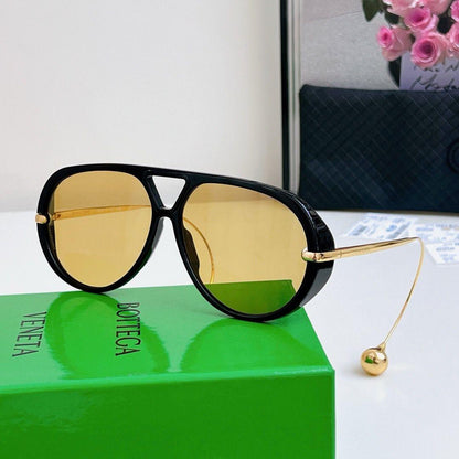 BOTTEGA VENETA AVIATOR DROP NAOČALE “BLACK/YELLOW”