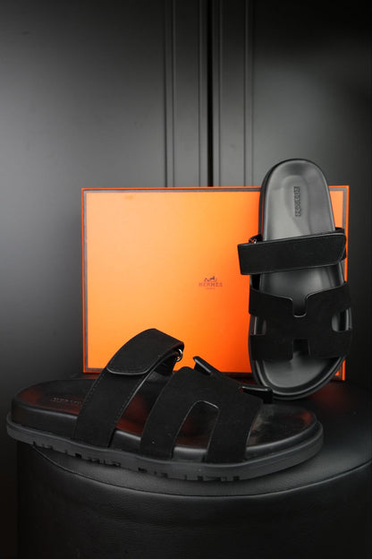 Hermes Noisette Sandala “Black”