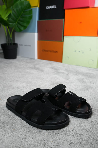 Hermes Noisette Sandala “Black”