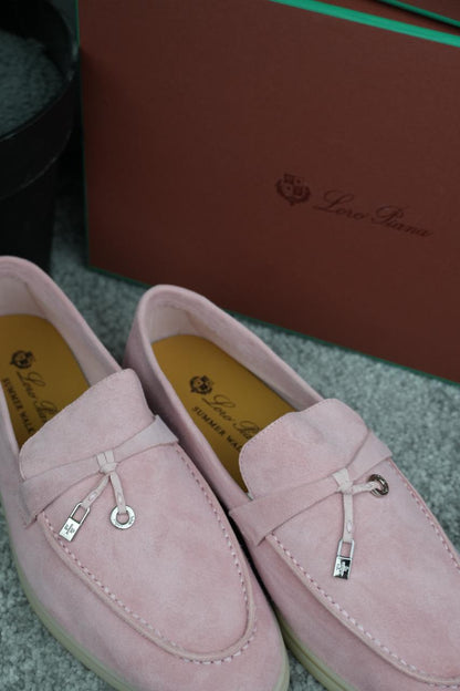 Loro Piana Summer Charms Walk Loafer Pink