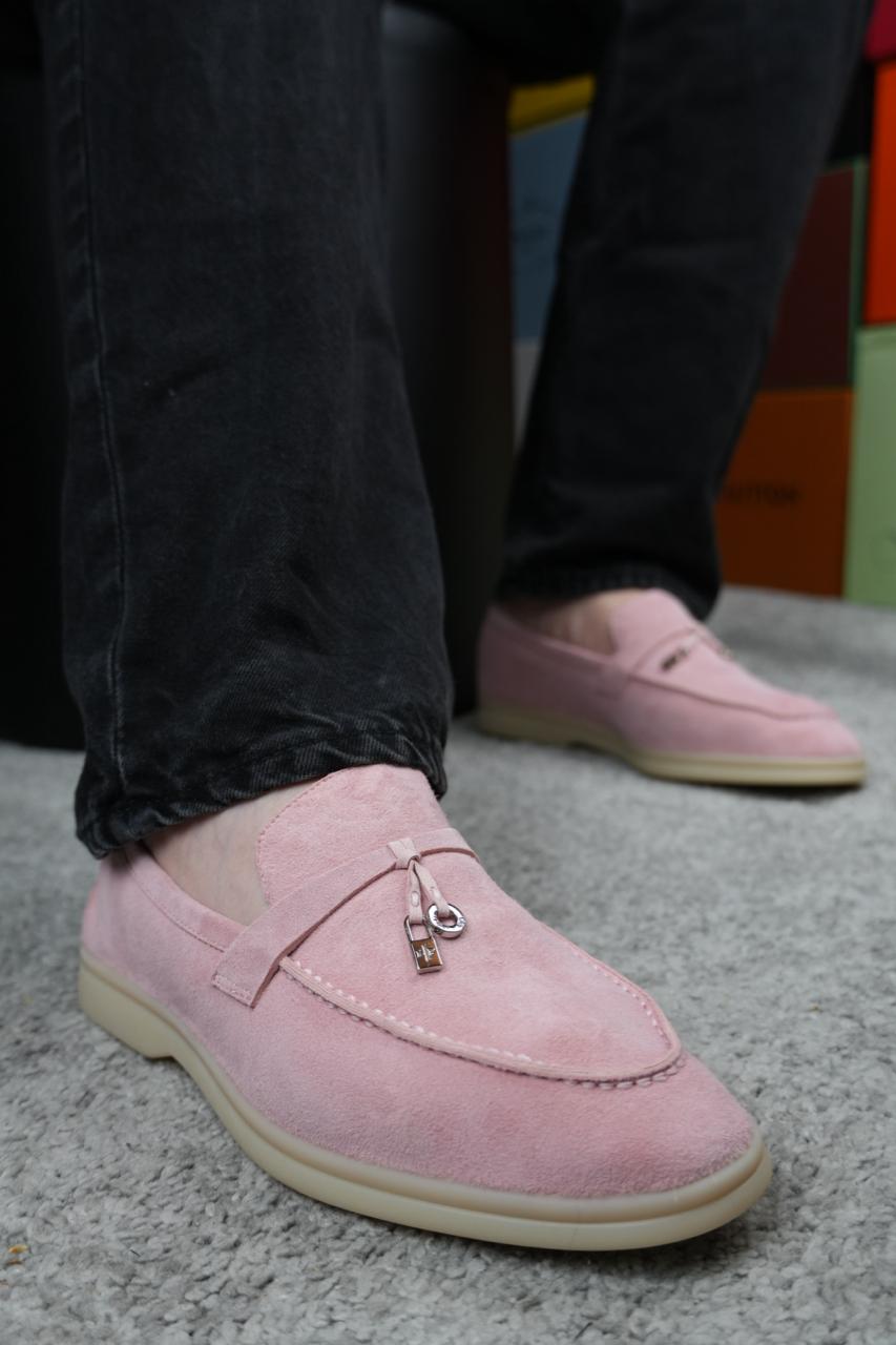 Loro Piana Summer Charms Walk Loafer Pink